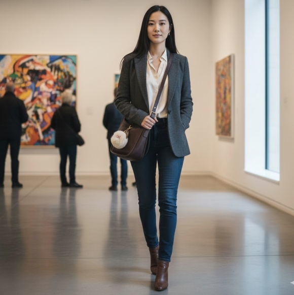 Coach Janice Legacy Dark Brown Leather Shoulder Bag 9950 - Picture 3 of 17